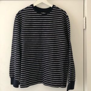 Goodfellow Navy Sailor Stripe Sweater